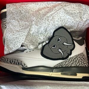 Nike Air Jordan 3 Retro GS in Black and White